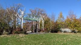 Wellfield Botanic Garden - Birch Grove sculpture, Elkhart, IN