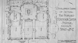 Karl Lohmann's Design for Camp Curtin, Harrisburg, PA, 1919