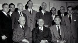 University of Illinois, Urbana-Champaign Faculty, 1954 (Karl Lohmann front and center)