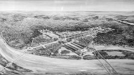 Birds Eye View of McMillan Plan sketch, Washington, D.C.