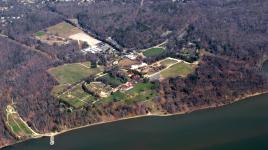 Aerial view of Mount Vernon, VA