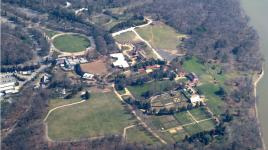 Aerial view of Mount Vernon, VA
