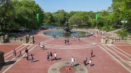 Bethesda Terrace in Central Park, NY, NY