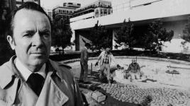 George Patton at Palestra Tennis Courts, University of Pennsylvania