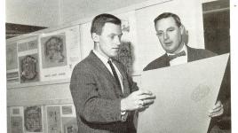 William Johnson with Walt Chambers at the University of Michigan in 1959
