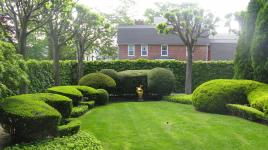 Private garden designed by Christopher Tunnard, Newport, RI