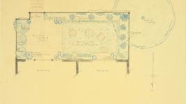 Plan of Ms. Ann C. Milnor's Patio Garden, Dallas, TX