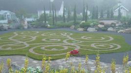The Lawn Maze, Alfond Children’s Garden, Coastal Maine Botanical Gardens, Boothbay, Maine