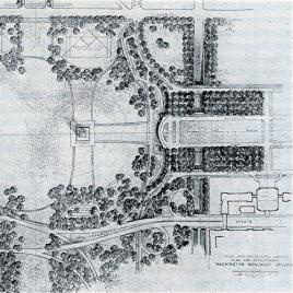 T. C. Jeffers Plan of Washington Monument Grounds