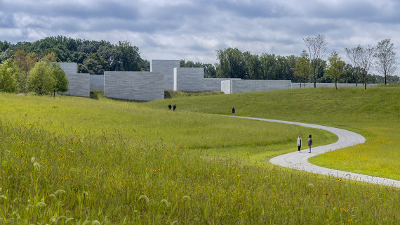 New landscape architecture projects in 2018 included PWP's work at Glenstone, Maryland