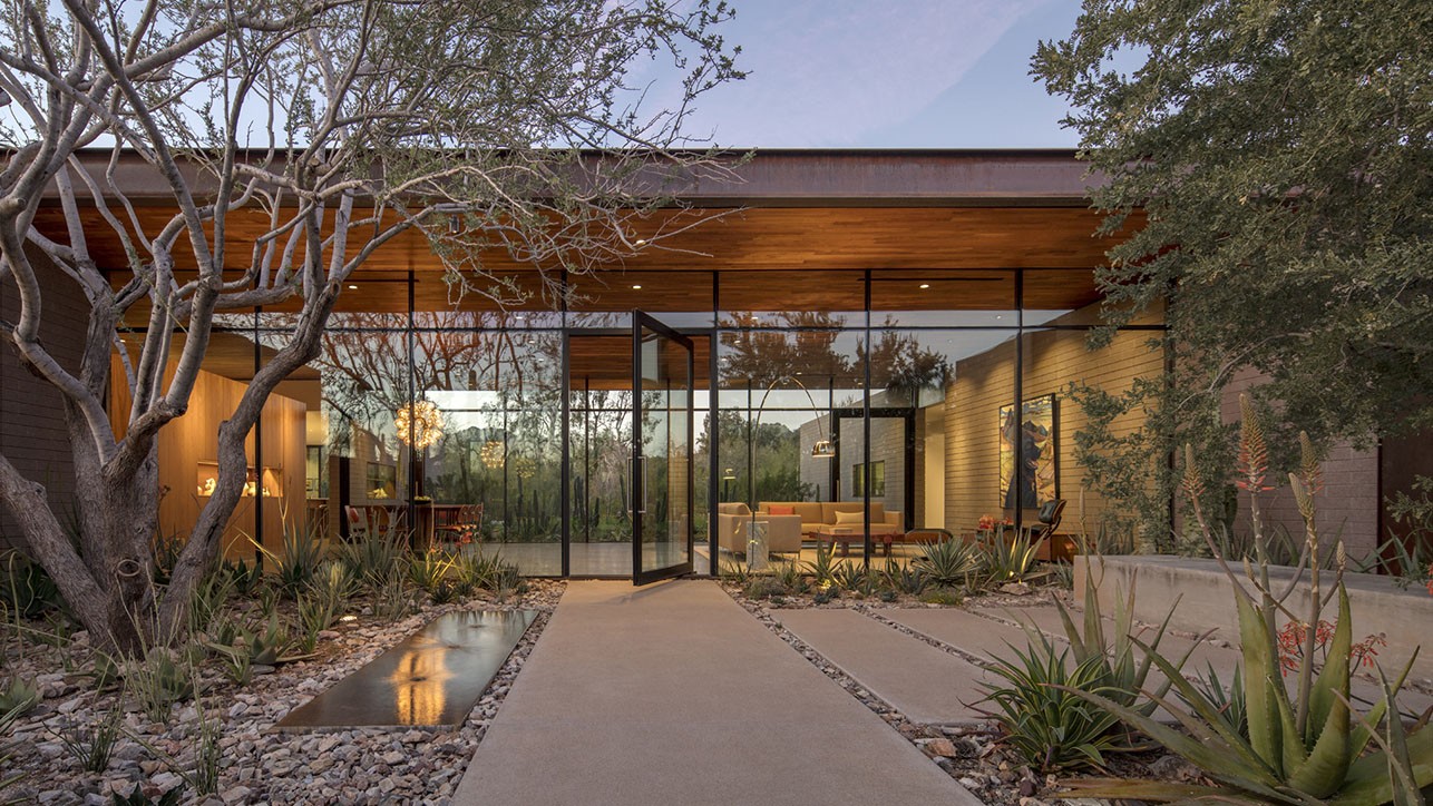 Glass home in Arizona