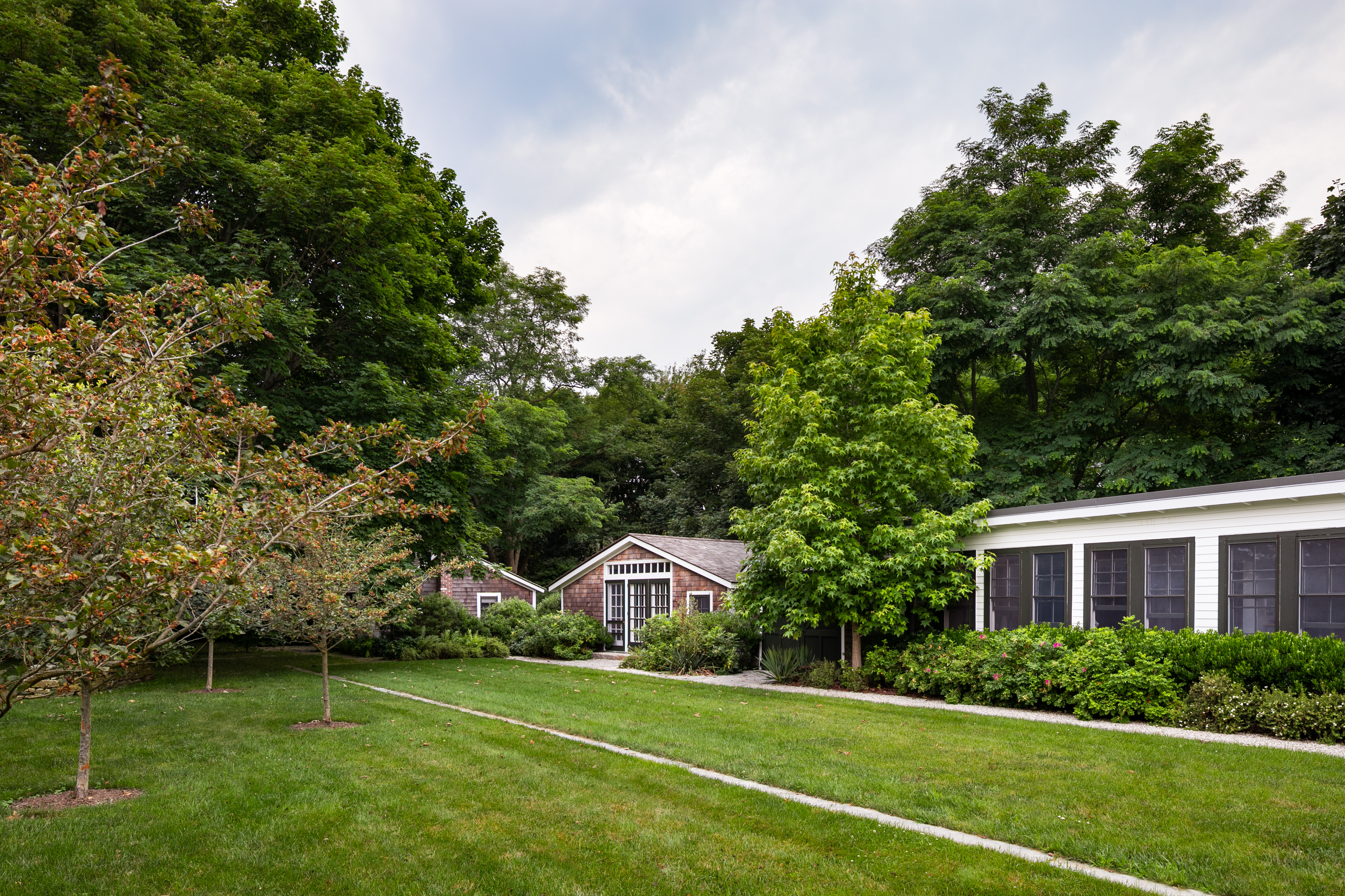 Outbuildings in the backyard of Historic Orient, Orient, NY