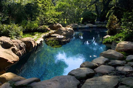 Lovelace garden pool, Santa Barbara, CA