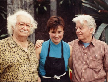 Left to right, Roberto Burle Marx, Sharon Loving and Conrad Hamerman at Longwood Gardens