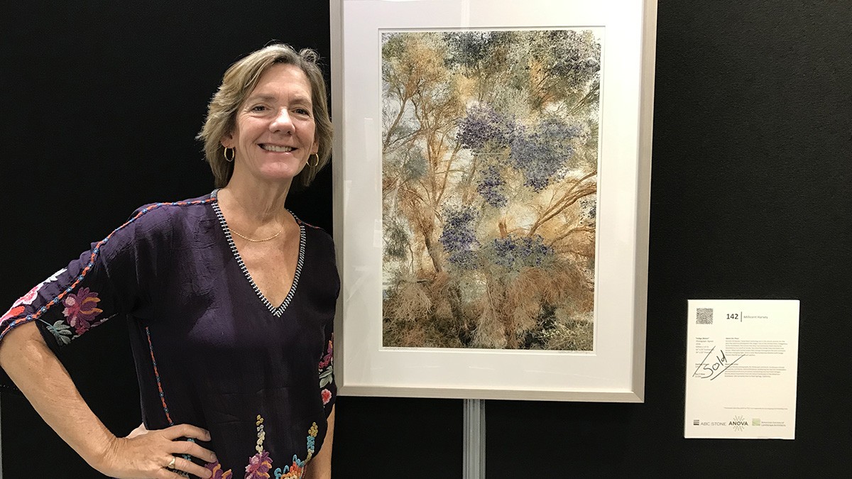 CA_SanDiego_SilentAuction_byCharlesABirnbaum_2019_038_sig.jpg Millicent Harvey at the Fifteenth Annual Silent Auction, San Diego, CA