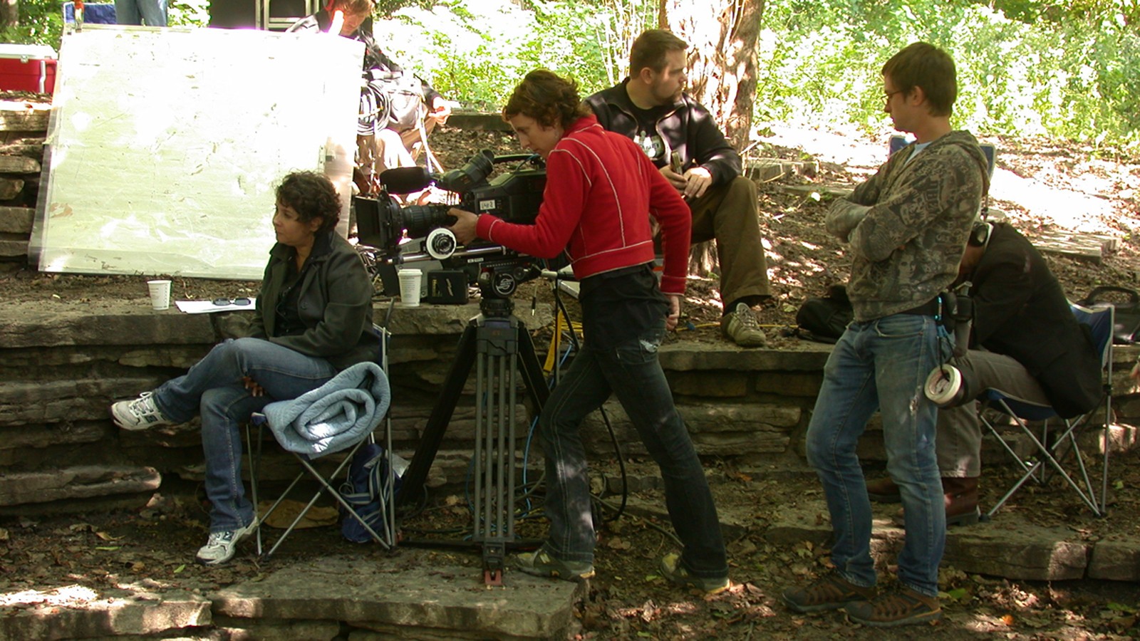ColumbusPark_Feature_03_CourtesyCareyLundin_2007.jpg Filming in Columbus Park, Chicago, IL - Photo courtesy Carey Lundin