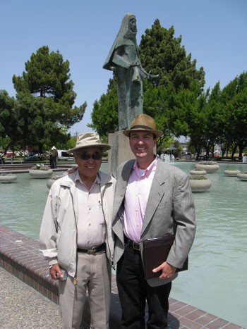 Asa Hanamoto with J.C. Miller at Santa Clara Civic Center, Roystonland Excursion