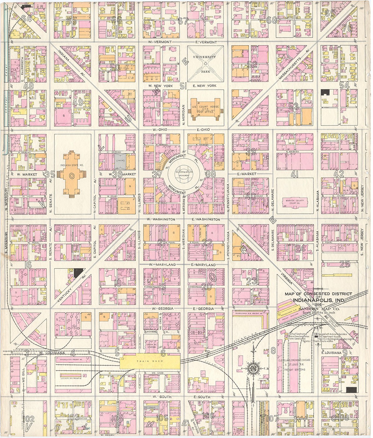 Alexander Ralston's 1821 Plan for Indianapolis | TCLF
