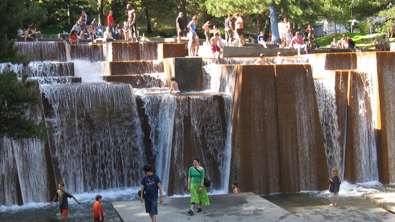 Ira Keller Fountain, Portland, Oregon - Photo by Charles Birnbaum, 2008