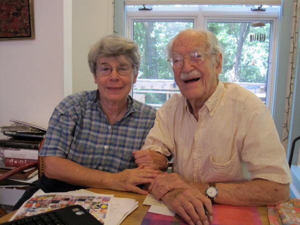 Grady Clay Jr. with Judith McCandless in August 2010