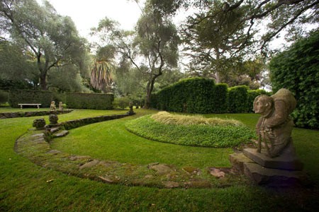 The Lotusland Theater Garden in Santa Barbara