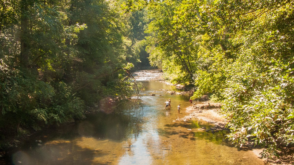 Located in Philadelphia, Wissahickon Valley Park was designated a National Natural Landmark in 1964