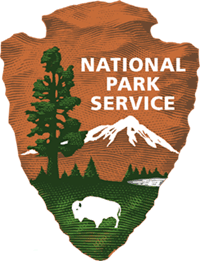 The emblem of the National Park Service