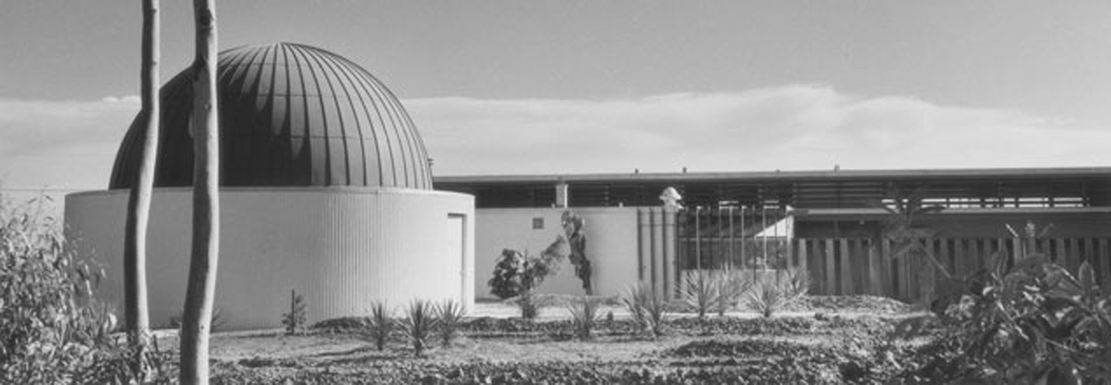 Detail of the Orange Coast College Planetarium/Science wing
