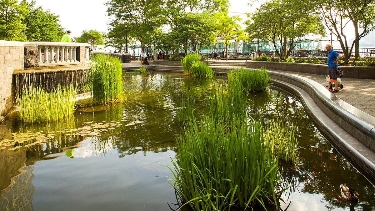 Rockefeller Park at Battery Park City, N.Y.