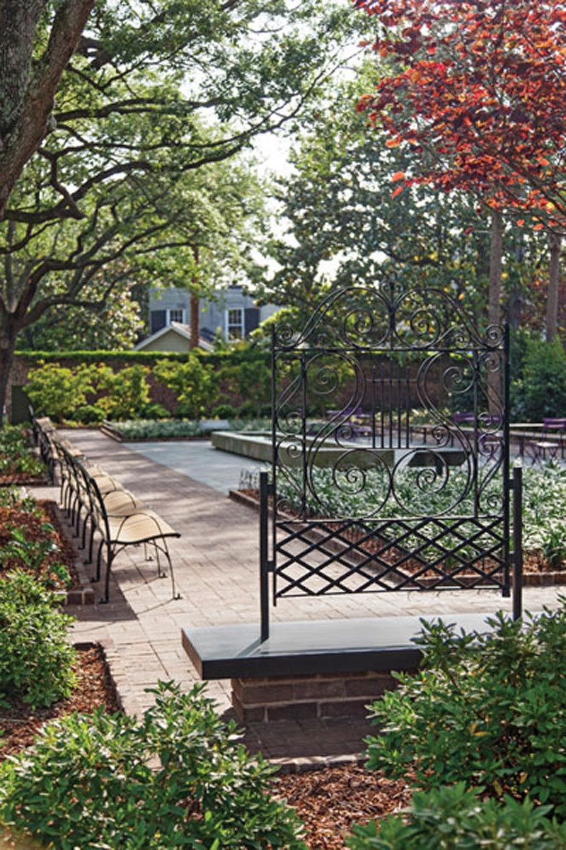 Wrought iron gate, Theodora Park - Photo courtesy David Rawle