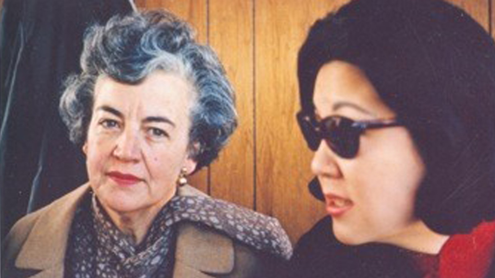 Jean Walton (left) with Sue Yung Li Ikeda (right)