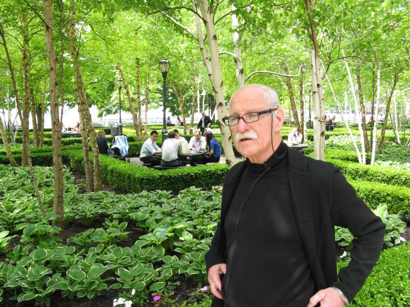 Paul Frieberg in a park.