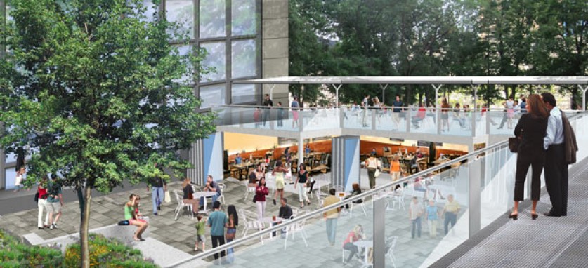Peavey Plaza café