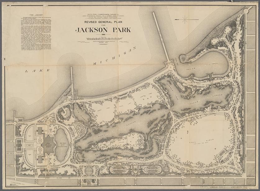 Revised General Plan of Jackson Park, 1895