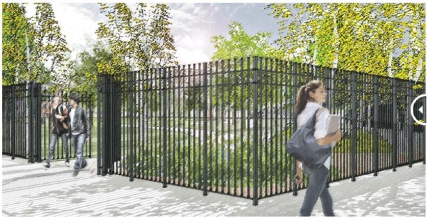 2015-12-03-ScreenShot20151202at5.08.17PM.jpg Renderings depicting before (above) and after (below), New York City Parks and Recreation's "Parks Without Borders" initiative