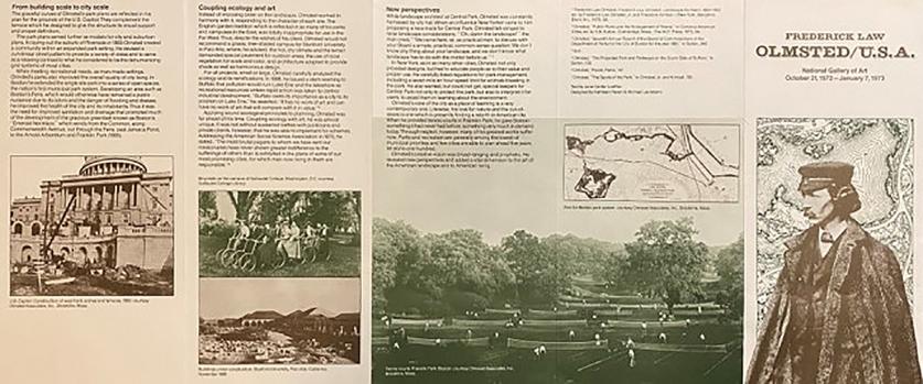 Frederick Law Olmsted/U.S.A. 1972 brochure