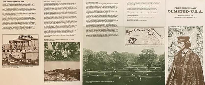 5-Nat Gallery brochure front (need to find original)_crop.jpg Frederick Law Olmsted/U.S.A. 1972 brochure