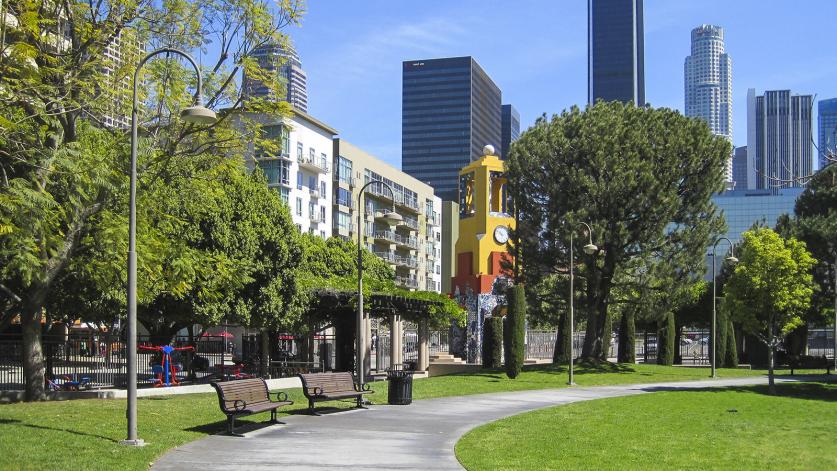 Grand Hope Park, Los Angeles Open Space Network, Los Angeles, CA