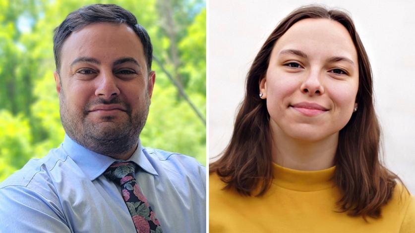 Allan Greller (left) and Natalia Gulick de Torres (right)