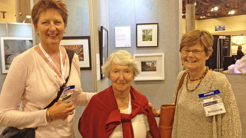 Angela Dye, Cornelia Hahn Oberlander, and Shavaun Towers (left to right)