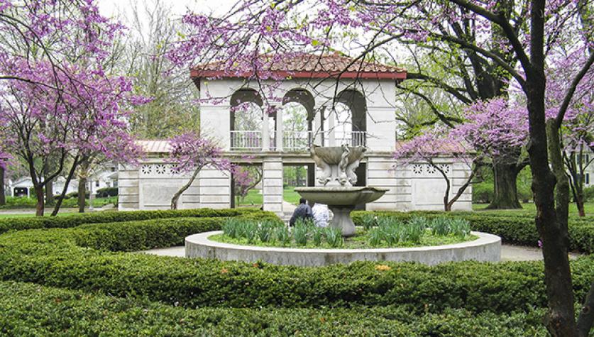 Carle Park, Urbana, IL, designed by Joseph C Blair