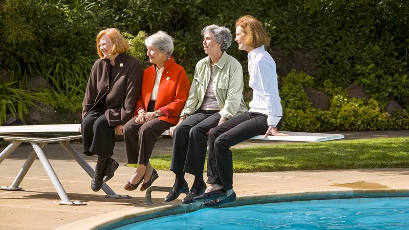 Boasberg_Sally_feature_DonnellGardens-2007.jpg Sally Boasberg (second from right) with Susan Cohen, Cornelia Hahn Oberlander and Charlotte Frieze (left to right) in the Donnell Garden, Sonoma, CA