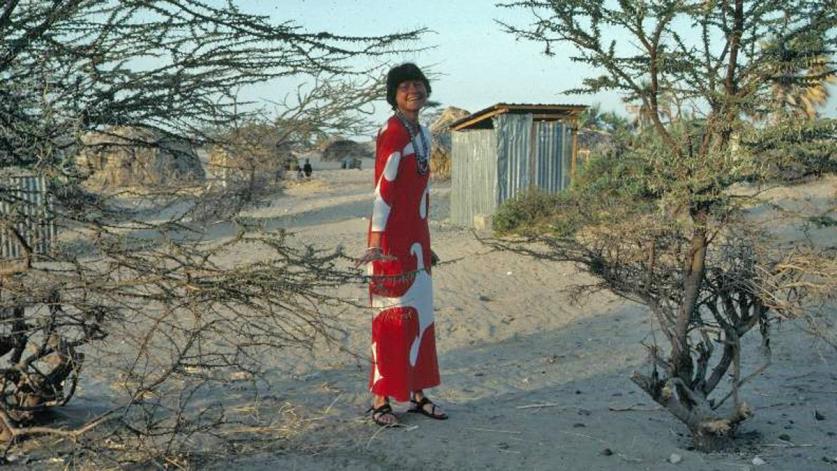 Carol Johnson in Kenya.