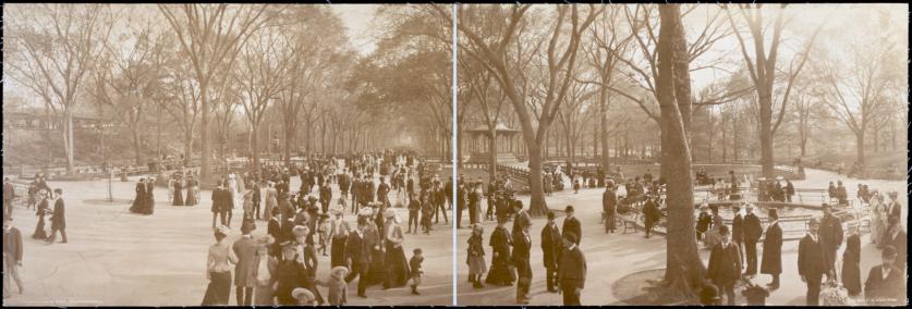 Central Park Mall in 1902