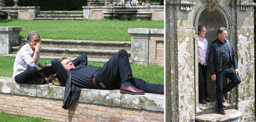 Chong-Hui and Grant Jones at Villa di Caprarola, 2004.jpg Chong-Hui and Grant Jones at Villa di Caprarola, Italy, 2004