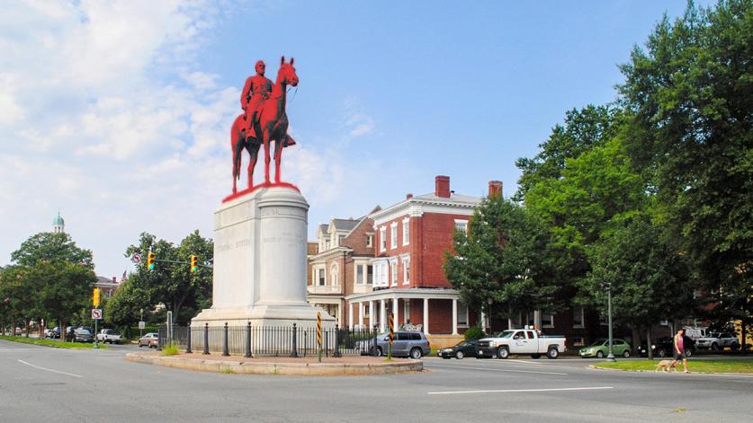 Stonewall Jackson Monument on Monument Avenue, Richmond, VA