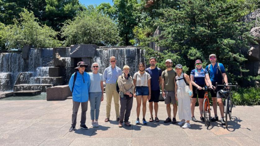 Tour of World War II Monument led by Robert Johnson of OvS