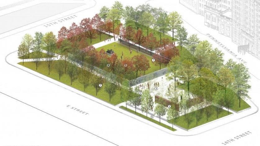 DC_Washington_PershingPark_WW1Memorial_2016.jpg The Weight of Sacrifice, announced as the winning design on January 26, 2016