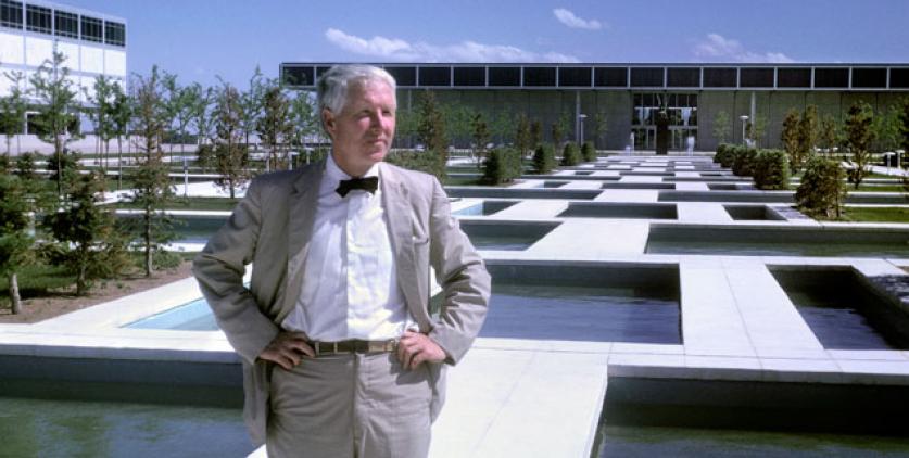 Dan-Kiley-_-Airforce-Acadamy-maybe-1962-.jpg Dan Kiley and the U.S. Air Force Academy “Air Garden” in Colorado Springs, CO, part of the Academy’s campus he designed.