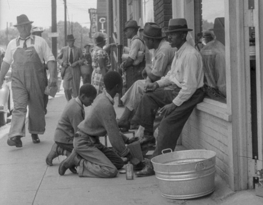 DurhamStreetScene-JackDelano.jpg Street Scene, Durham, NC
